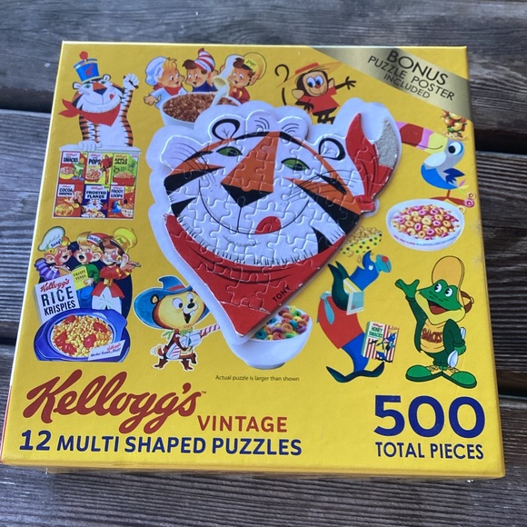 Rose Art Other - Kellogg's Vintage Puzzle Set - 500 Pieces - 12 puzzles